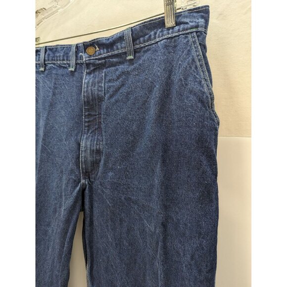 OshKosh B'Gosh Men Union Made Sanforized Carpenter Blue Jeans Size 36X28 - Picture 3 of 15